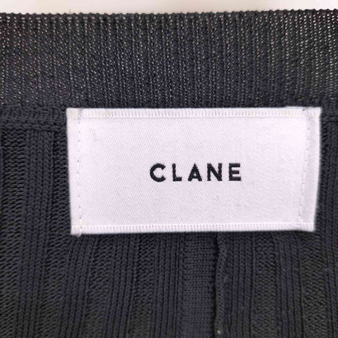 クラネ CLANE EXHIBITION バックオープン ニット ワンピース レディース