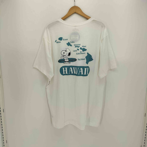 SURF'S UP PEANUTS HAWAII ハワイ USキャラクター クルーネックTシャツ メンズ XXL
