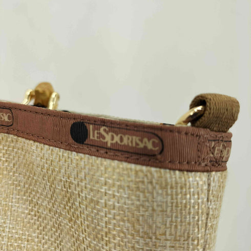 レスポートサック LeSportsac MED BAMBOO RAFFIA TOTE レディース