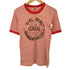 70S USA製 Hanes ボディ GIRL SCOUT LEADERS ENDANGERED SPECIES 染み込み プリント S/S トリム リンガー Tシャツ ユニセックス レディース import:S