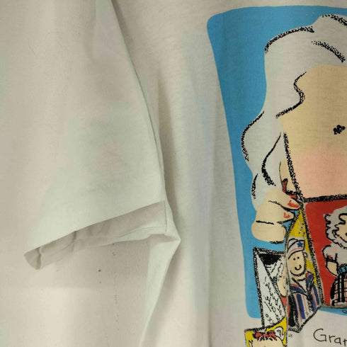 フルーツオブザルーム FRUIT OF THE LOOM 90s USA製 プリントクルーネック S/S Tシャツ メンズ JPN:L