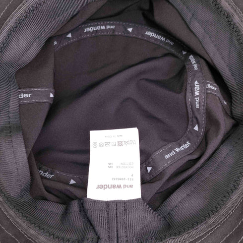アンドワンダー and wander PE/CO hat メンズ