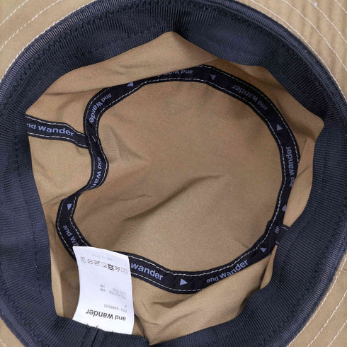 アンドワンダー and wander PE/CO hat メンズ