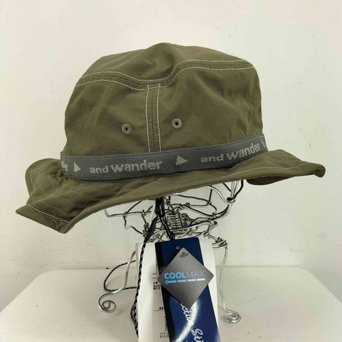 アンドワンダー and wander JQ tape hat メンズ