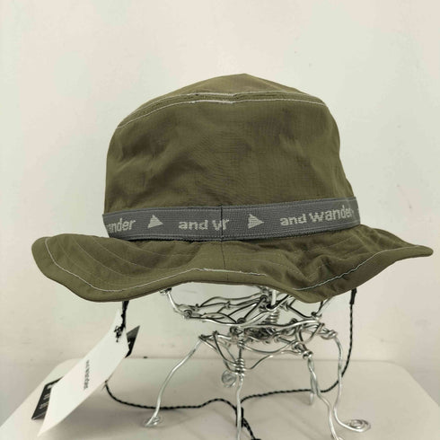アンドワンダー and wander JQ tape hat メンズ
