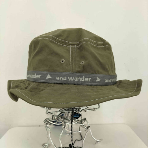 アンドワンダー and wander JQ tape hat メンズ