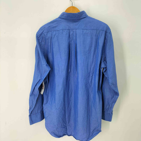 ランズエンド LANDS END REGULAR BD L/S オーバーコットンシャツ メンズ 16-32/33