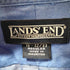 ランズエンド LANDS END REGULAR BD L/S オーバーコットンシャツ メンズ 16-32/33