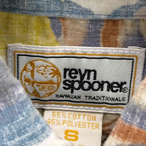 レインスプーナー Reyn Spooner USA製 プリントアロハシャツ メンズ import:S