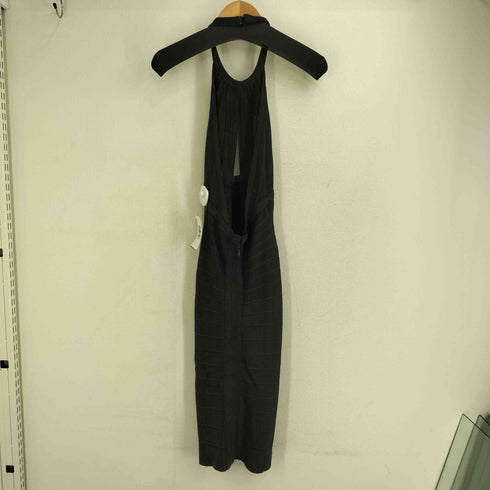 Herve Leger ホルターネック バックオープン ドレス ワンピース レディース import:S