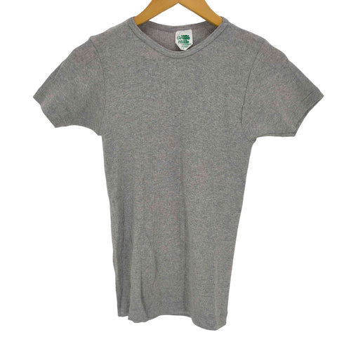 GREEN HILLS USA製 リブ半袖Tシャツ レディース import:S