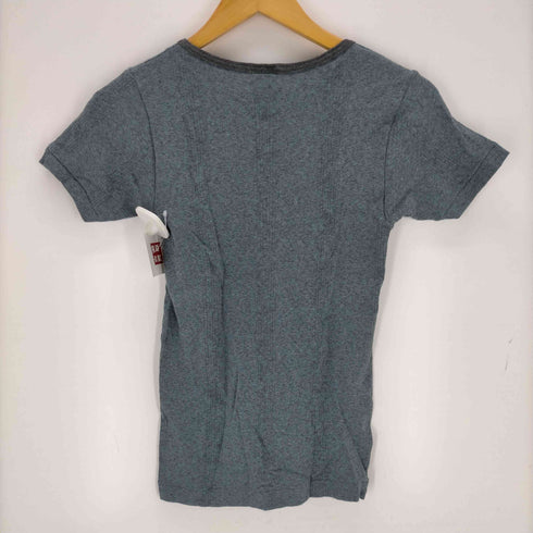 GREEN HILLS USA製 リブ半袖Tシャツ レディース import:S