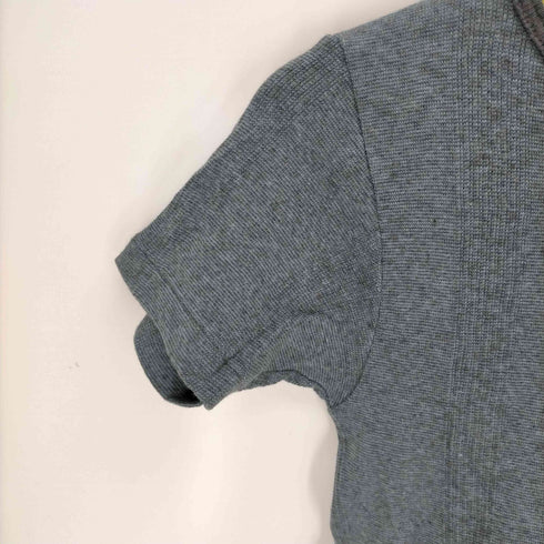 GREEN HILLS USA製 リブ半袖Tシャツ レディース import:S