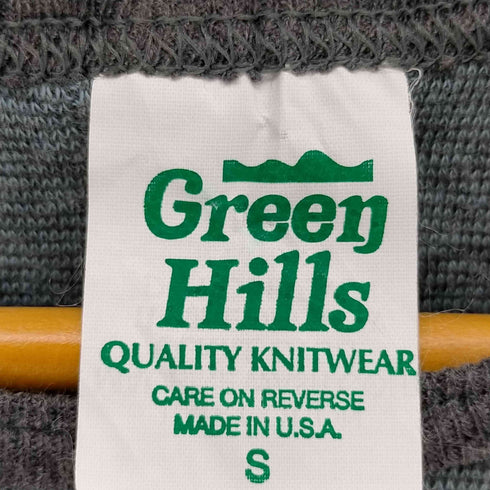 GREEN HILLS USA製 リブ半袖Tシャツ レディース import:S