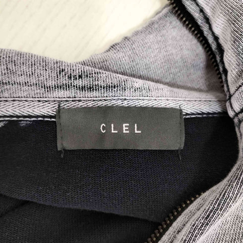 クレイル CLEL Heavy Weight Vintage Design Short Sleeve Half Zip T-shirts ヘビーウェイト ヴィンテージデザイン ショートスリーブ ハーフジップ Tシャツ メンズ JPN:S