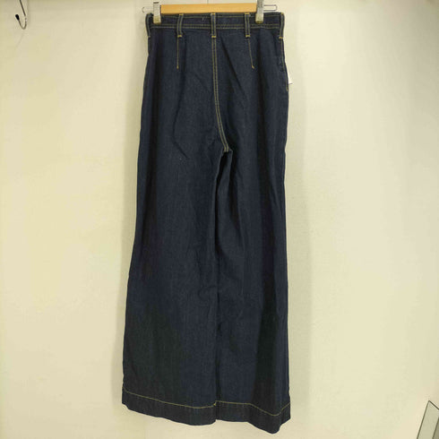 アズールバイマウジー AZUL by moussy DARTS DENIMWIDE ハイウエスト ワイドデニムパンツ レディース JPN:M