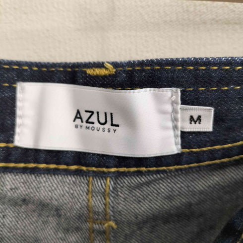 アズールバイマウジー AZUL by moussy DARTS DENIMWIDE ハイウエスト ワイドデニムパンツ レディース JPN:M