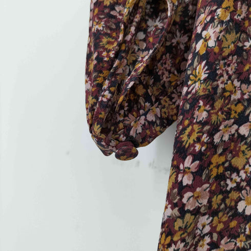 コントワーデコトニエ COMPTOIR DES COTONNIERS 比翼ボタン 総柄ボタンシャツ レディース JPN:S