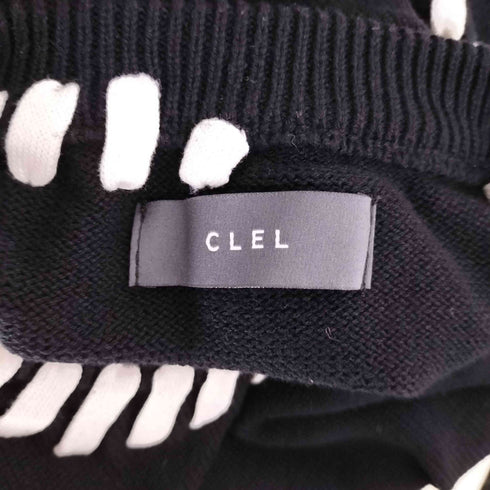 クレイル CLEL Hand Stitched Short Sleeve Side Lace Knit ハンドステッチ ショートスリーブ サイドレース ニット メンズ JPN:S