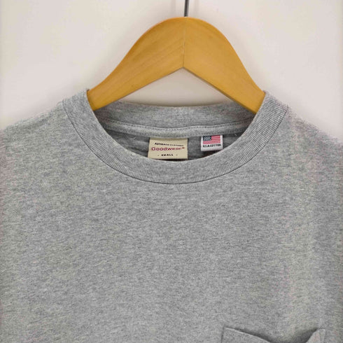 グッドウェア Goodwear ポケットクルーネックコットンTシャツ メンズ import:S