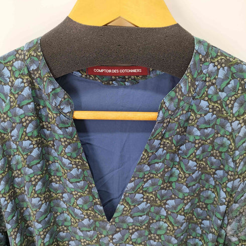 コントワーデコトニエ COMPTOIR DES COTONNIERS 総柄Vネックワンピース レディース import:XS
