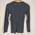 GREEN HILLS USA製 リブボーダー長袖シャツ レディース import:S
