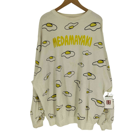 プニュズ PUNYUS 18SS 目玉焼き 総柄 スウェット レディース JPN:4