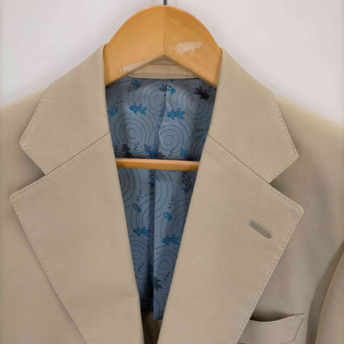 ドーメイル DORMEUIL Ing Loro Piana & C 日本製 裏地金魚柄 2B テーラードジャケット メンズ