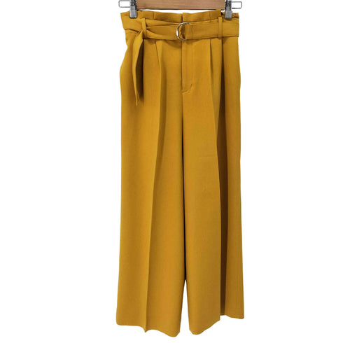 インディヴィ INDIVI ベルト付 タックワイドパンツ レディース JPN:36