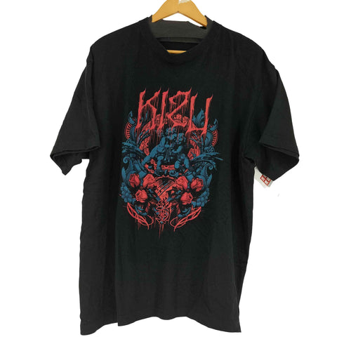 両面プリントクルーネックTシャツ メンズ