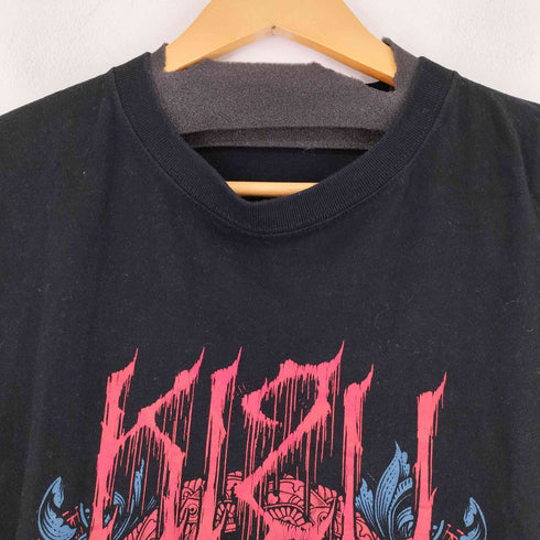 両面プリントクルーネックTシャツ メンズ