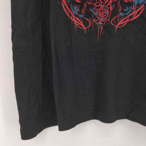 両面プリントクルーネックTシャツ メンズ