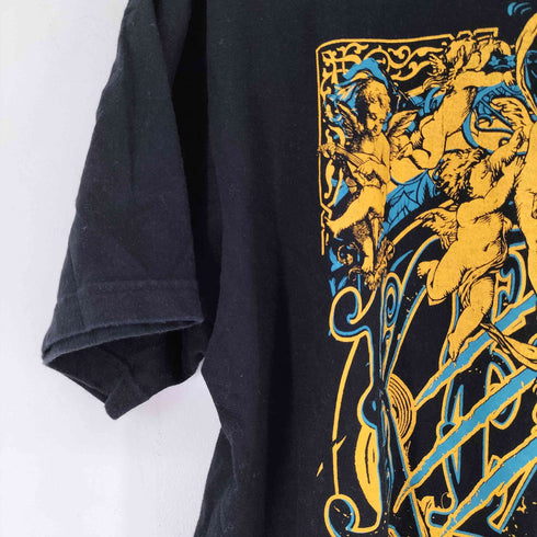 両面プリントクルーネックTシャツ メンズ