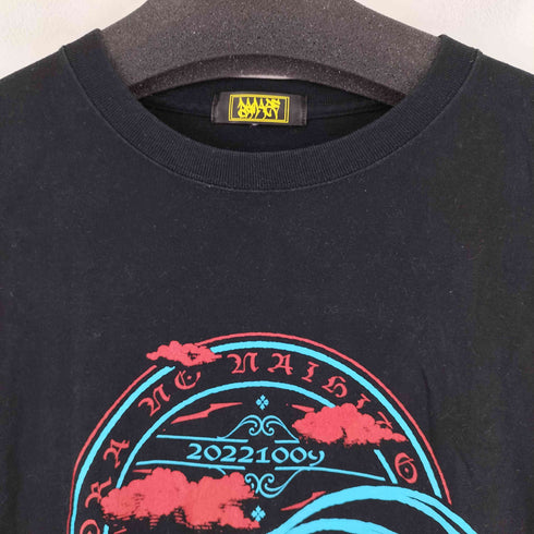 両面プリントクルーネックTシャツ メンズ