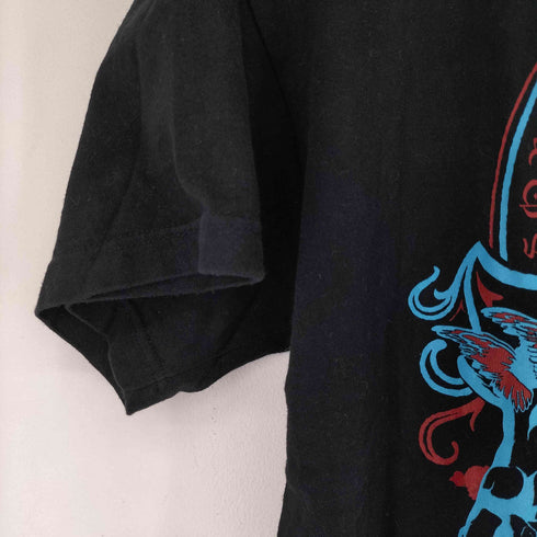 両面プリントクルーネックTシャツ メンズ