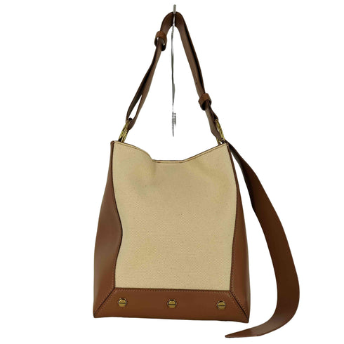 チャールズアンドキース CHARLES&KEITH キャンバススタッズ バケツバッグ レディース