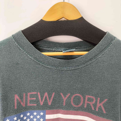 フェニックス phenix USA NEWYORK 後染めビッグシルエットシャツ メンズ import:XL