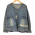 BDNZX Denim Patch Work Jacket デニム パッチワーク ノーカラー ジャケット レディース