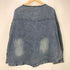 BDNZX Denim Patch Work Jacket デニム パッチワーク ノーカラー ジャケット レディース