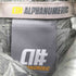 90-00s ALPHANUMERIC アルファヌメリック アロハ 総柄 ロゴパッチワーク 半袖シャツ メンズ import:L