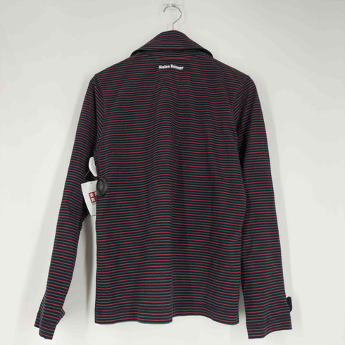 ウェールズボナー WALES BONNER Stripe Jersey Franco Half Zip Top ボーダー ハーフジップ ロングスリーブTシャツ メンズ import:M