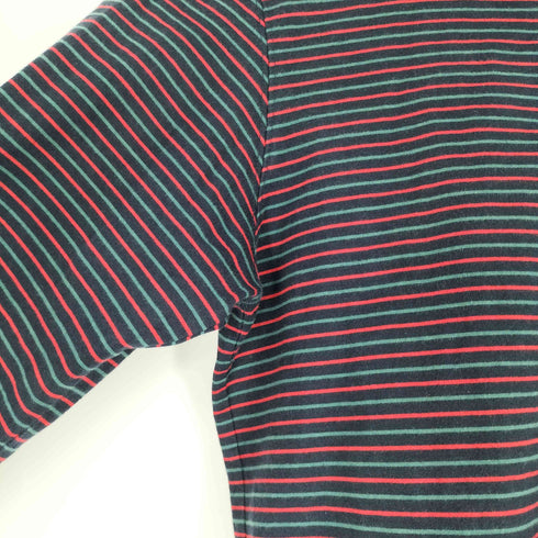 ウェールズボナー WALES BONNER Stripe Jersey Franco Half Zip Top ボーダー ハーフジップ ロングスリーブTシャツ メンズ import:M