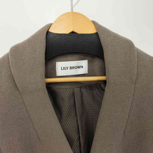 リリーブラウン Lily Brown ウールチェスターコート レディース 0
