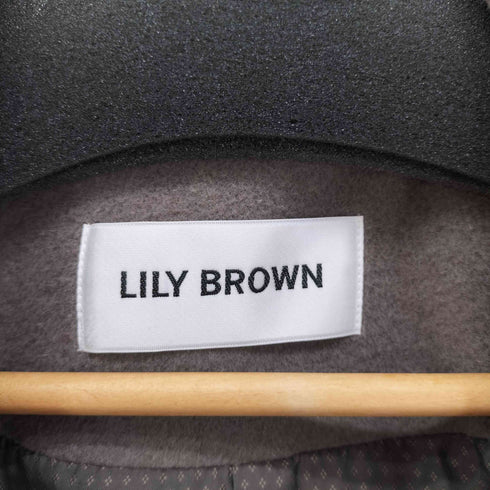 リリーブラウン Lily Brown ウールチェスターコート レディース 0