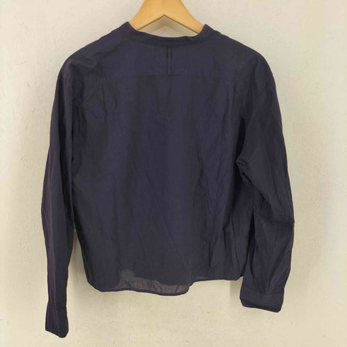マーガレットハウエル MARGARET HOWELL SOFT WASHED COTTON バンドカラーブラウス レディース JPN:1