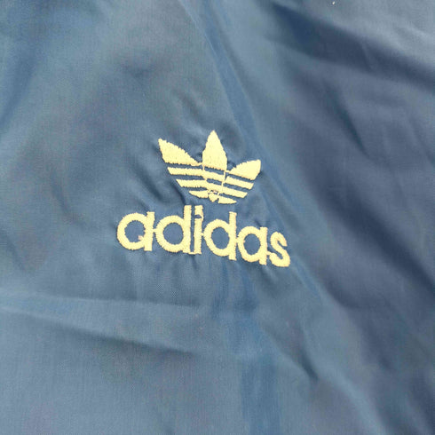 アディダスオリジナルス adidas Originals 80s デサント製 ロゴ刺繍 ナイロン ジップアップジャケット メンズ import:M