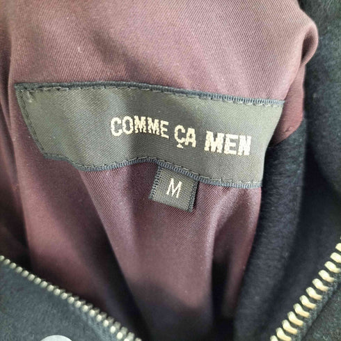 コムサイズム COMME CA ISM ウール カシミヤ スタンドネック ダブルジップ コート メンズ JPN:M
