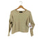 ズッカ ZUCCa エンボス加工 クルーネックニット レディース JPN:M