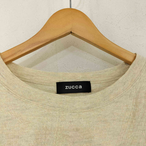 ズッカ ZUCCa エンボス加工 クルーネックニット レディース JPN:M