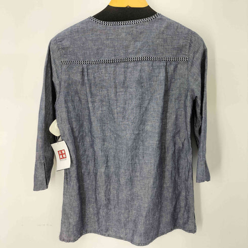 エディーバウアー Eddie Bauer プルオーバーリネンシャツ メンズ JPN:M